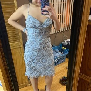 Blue Floral Dress